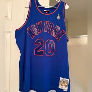 Mitchell & Ness New York Knicks Allan Houston 1996-97 Swingman Jersey NWT 2XL